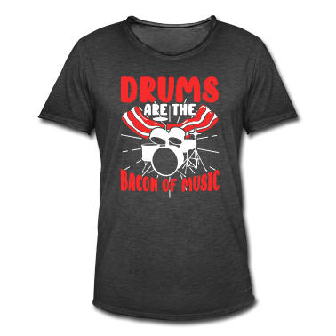 Musik LK T-Shirt - Drums Bacon Of Musik Schinken Schlagzeug Trommler
