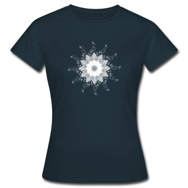 Musik LK T-Shirt - mandala musik weiß