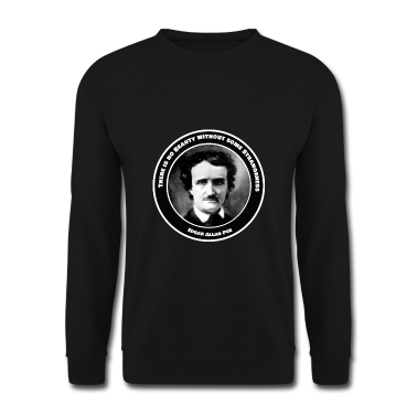 Englisch LK Pullover - Edgar A. Poe Zitat No beauty without Strangeness