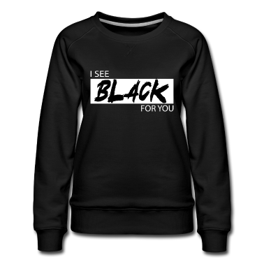 Englisch LK Pullover - Denglisch Sprüche Geschenk I see black for you