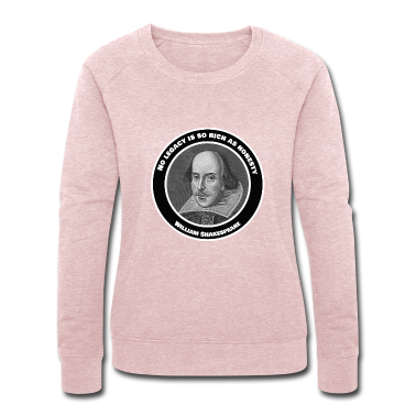 Englisch LK Pullover - Shakespeare Zitat Spruch No legacy Honesty