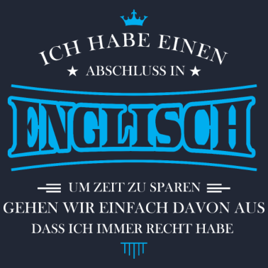 Motiv Abschluss in Englisch