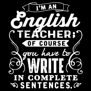 Motiv Ich bin ein englisches Lehrerhemd