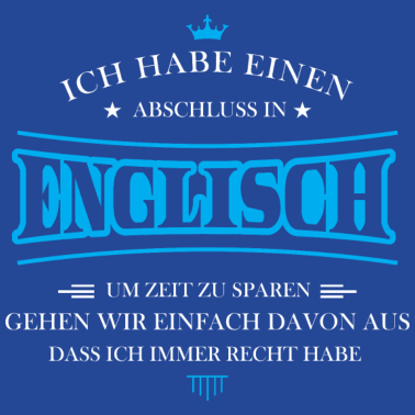 Motiv Abschluss in Englisch