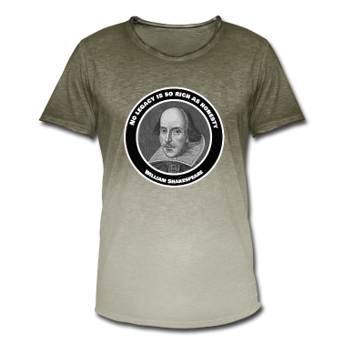 Englisch LK T-Shirt - Shakespeare Zitat Spruch No legacy Honesty