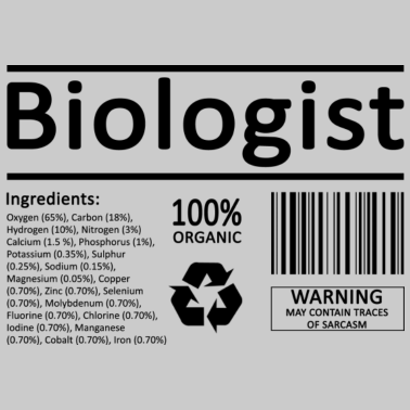 Motiv Biologe Biologie Student Wissenschaft Geschenk