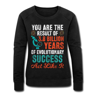 Bio LK Pullover - 3 8 Millarden Evolution Biologe Biologie Bio Spruc