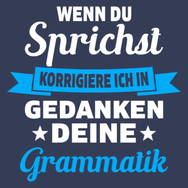 Motiv Wenn du sprichst korrigiere ich in gedanken