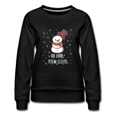Bio LK Pullover - Weihnachten Biologie Lehrer Student Schneemann