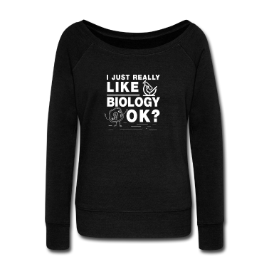 Bio LK Pullover - Lustiges Ich mag Biologie Nerd Mikroskop Geschenk