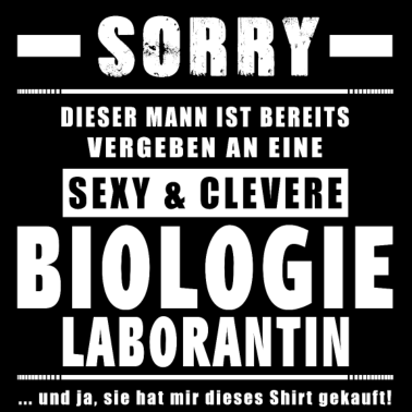 Motiv Mann Vergeben - Biologielaborantin Biologie
