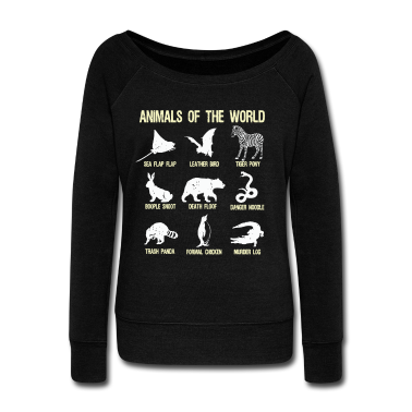 Bio LK Pullover - Tiere der Welt Lustige Tiernamen Geschenk Humor