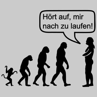 Motiv Evolution Nachlaufen