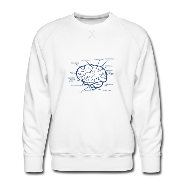 Bio LK Pullover - Gehirn-Diagramm-anatomisches medizinisches Biologie-Geschenk