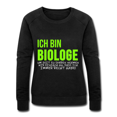 Bio LK Pullover - Biologe TShirt Biologie Student Biochemie Geschenk