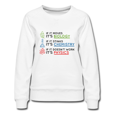 Bio LK Pullover - Wenn es sich bewegt, ist es Biologie