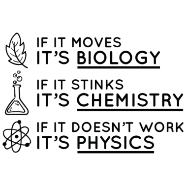 Motiv Wenn es sich bewegt, ist es Biologie