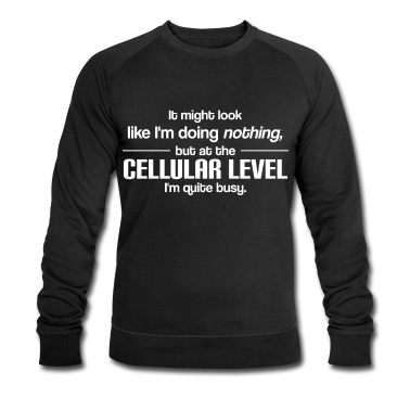 Bio LK Pullover - Biologie Spruch Faulheit