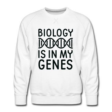 Bio LK Pullover - Biologie liegt mir in den Genen