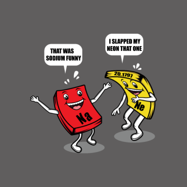 Motiv Chemiker Witz Sodium Neon Wortspiel Geschenk