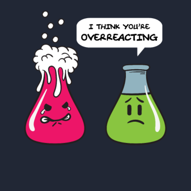 Motiv Chemie Biologie Chemikalien Overreacting Geschenk