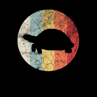 Motiv Schildkröte Kunst Bunt
