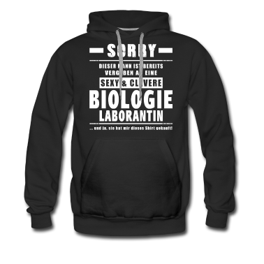 Bio LK Hoodie - Mann Vergeben - Biologielaborantin Biologie