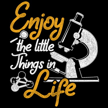 Motiv Mikroskop Bakterien Spruch Biologie