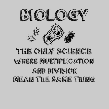Motiv Biologie Zitat Mathe Multiplikation Division
