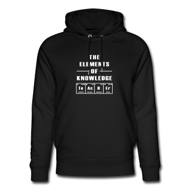 Bio LK Hoodie - The elements of knowledge Geschenk Lehrerin Schule