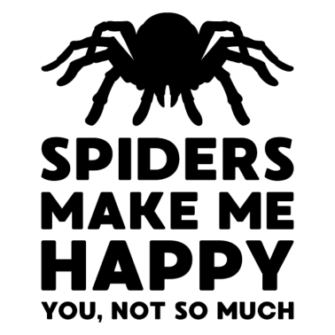 Motiv Biologie Biologe Spinne Spruch Geschenk