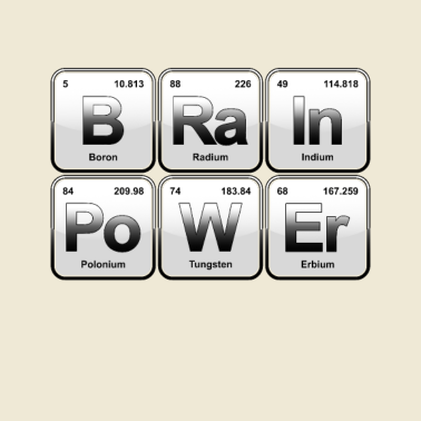 Motiv Periodensystem Brain Power Wissenschaft Elemente