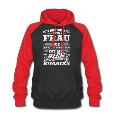 Bio LK Hoodie - Lustiges Biologie Biologen Shirt Ich Bin Die