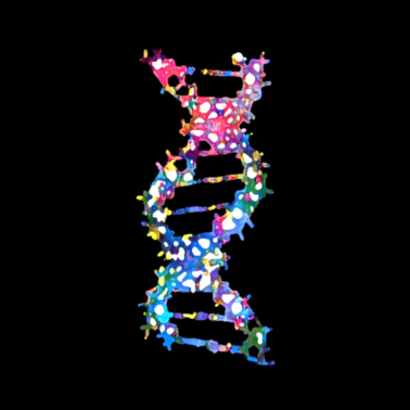 Motiv DNA-Wissenschafts-Biologie-Entwurf Arty Science Print