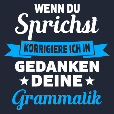 Motiv Wenn du sprichst korrigiere ich in gedanken