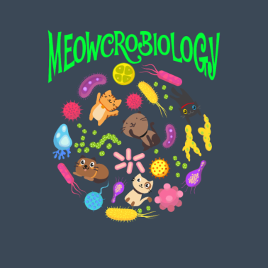 Motiv Mikrobiologie Katze Wissenschaftler Süßes Kätzchen