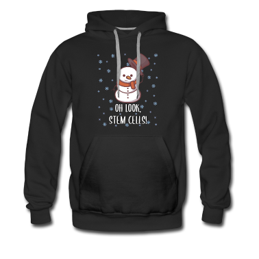 Bio LK Hoodie - Weihnachten Biologie Lehrer Student Schneemann