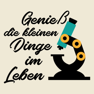 Motiv Biologie Lebensfreude Mikroskop Geschenk