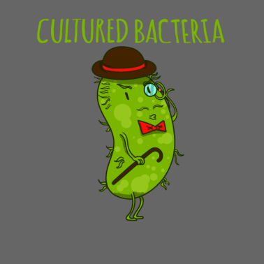 Motiv Biologie Biologe Bakterien Bazillus Geschenk