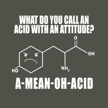 Motiv A-mean-oh-acid Chemie Witz