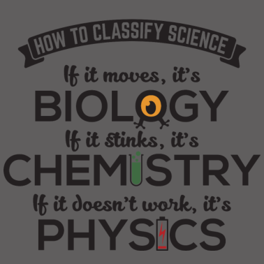 Motiv Biologie bewegt Chemie stinkt Physik Nerd Geschenk