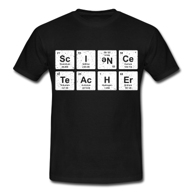 Bio LK T-Shirt - SCIENCE TEACHER ELEMENTE lustiges Lehrer Geschenk