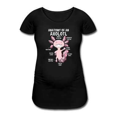 Bio LK T-Shirt - Anatomie eines Axolotls Lehrer Geschenk