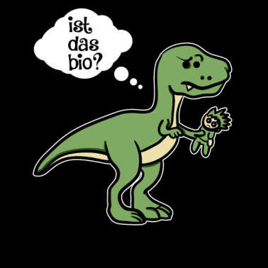 Motiv Ist das Bio? Dino - Vegan - Dinosaurier