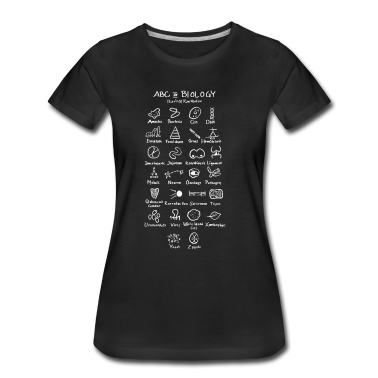 Bio LK T-Shirt - ABC der Biologie Biologe oder Wissenschaftler Gesc