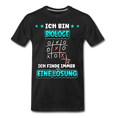Bio LK T-Shirt - Ich bin Biologe ich finde immer eine Lösung