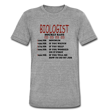 Bio LK T-Shirt - Biologe Biologie Stundenlohn Geschenk