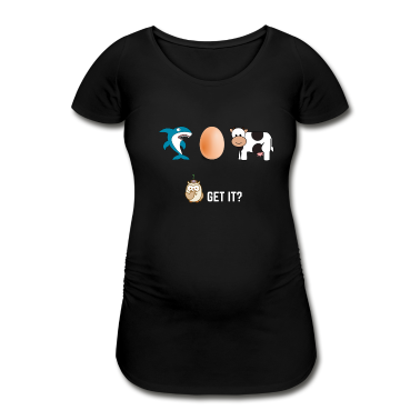 Bio LK T-Shirt - Lustiger Spruch Hai Ei Kuh Science IQ Intelligenz