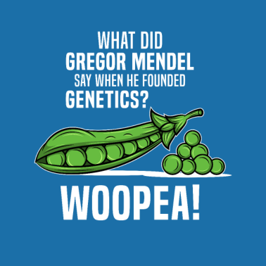 Motiv Gregor Mendel genetik botanik Woopea Bio Geschenk