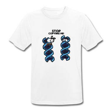 Bio LK T-Shirt - STOP COPYING ME DNA Humor Genetik Erbgut Witz